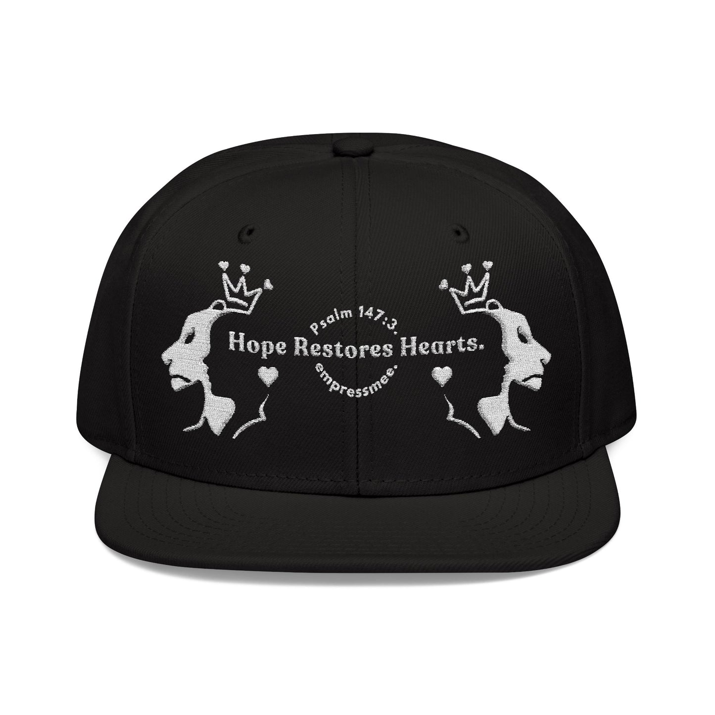 empressmee. "Hope Restores Hearts." Psalm 147:3. Snapback Cap