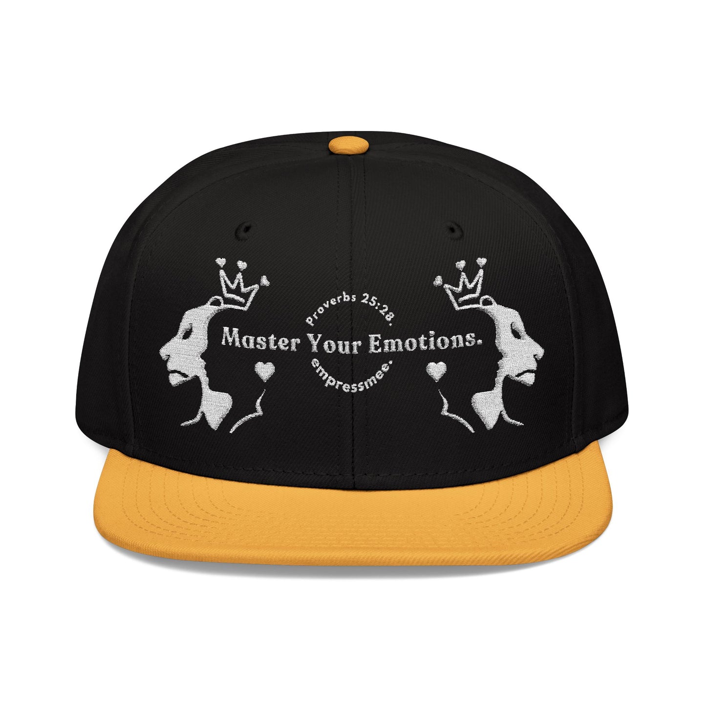 empressmee. "Master Your Emotions." Proverbs 25:28. Snapback Cap